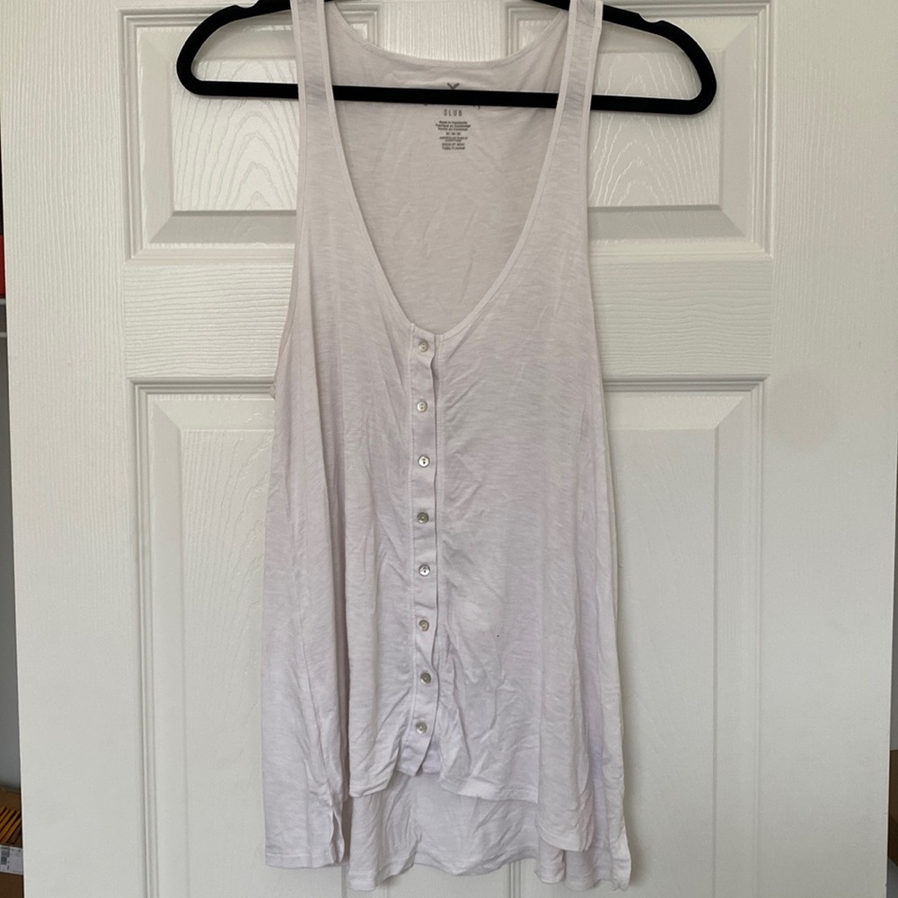 American Eagle White Tank Top